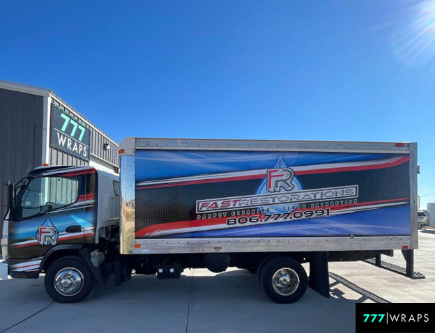 Close view of a professionally installed vehicle wrap with clean, sealed edges.